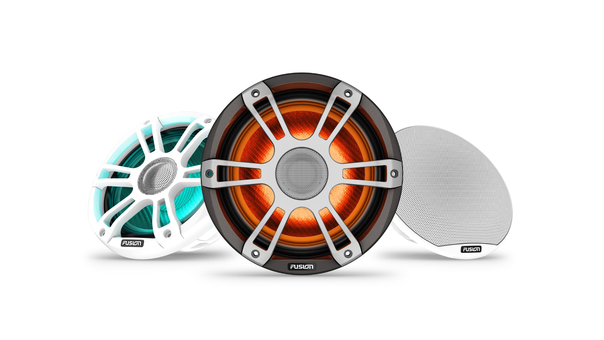 Fusion Signature Series 3i 8.8 inch coaxial marine speakers