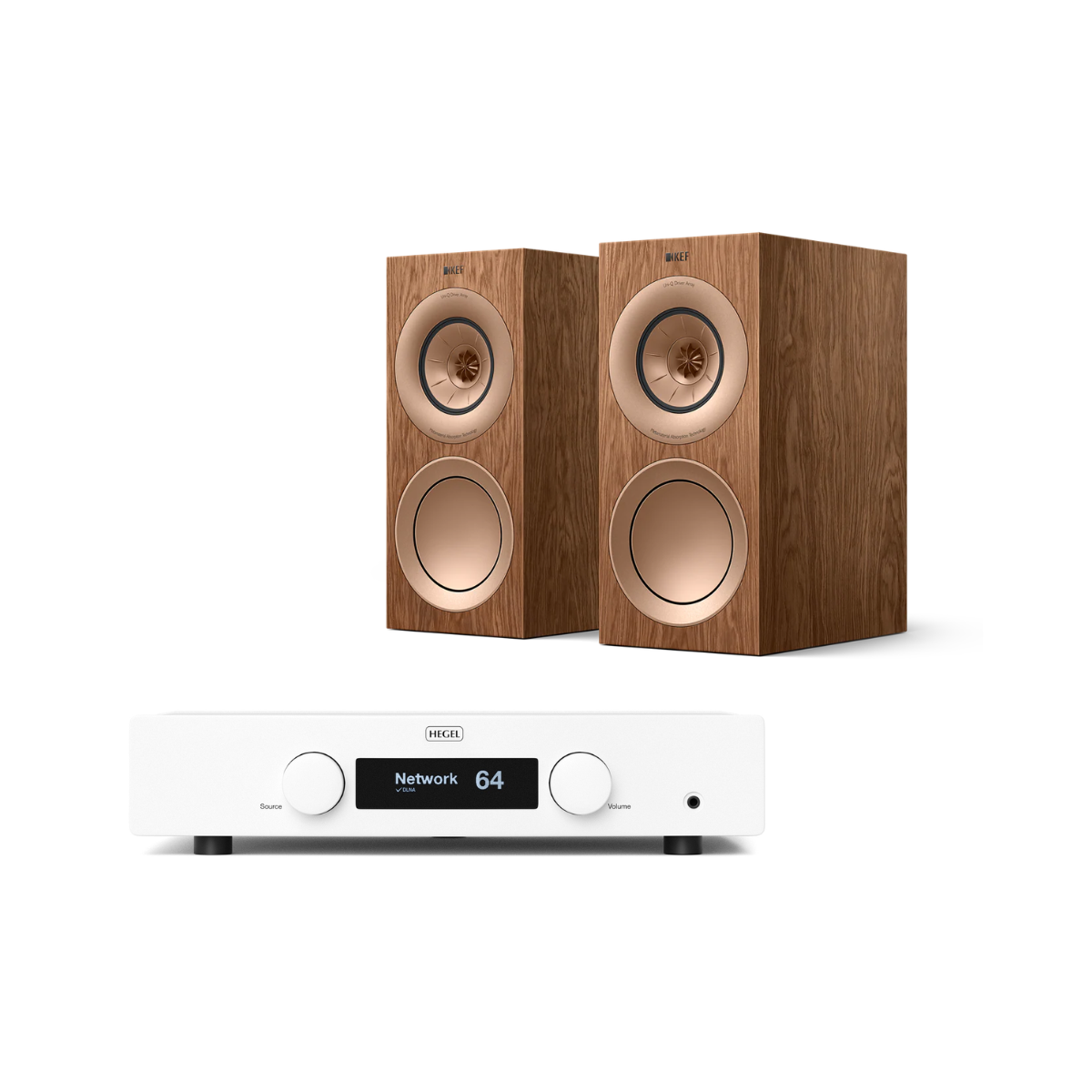 MIX & MATCH: Hegel H120 Wit + KEF R3 Meta