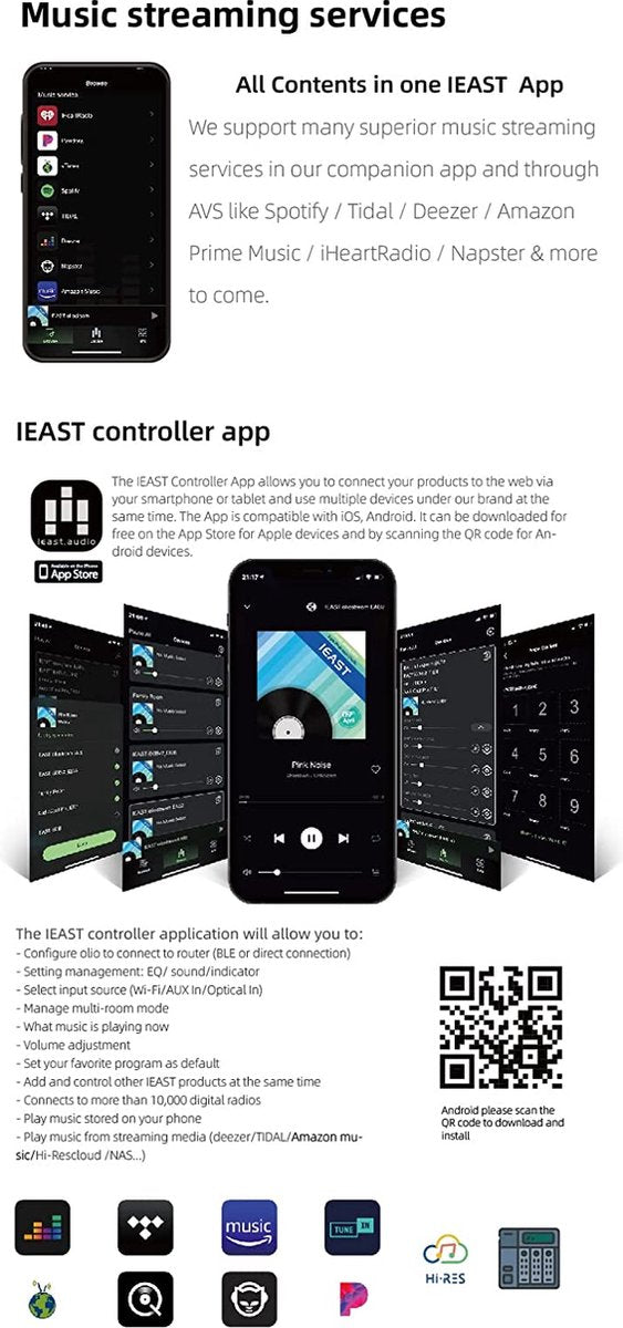 IEAST OLIO AudioCast met Airplay