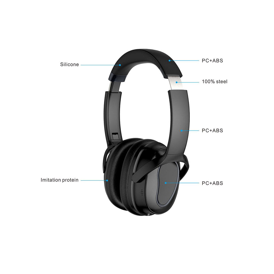 OrangeAudio Wireless Hoofdtelefoon met Active Noise Cancelling - OrangeAudio
