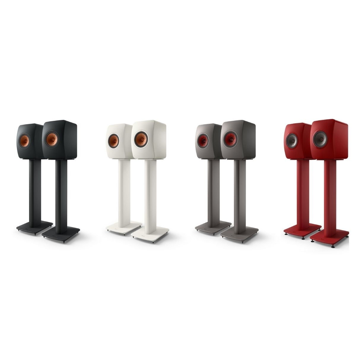 MIX & MATCH: KEF LS50 Wireless II + S2 Floor Stands - OrangeAudio