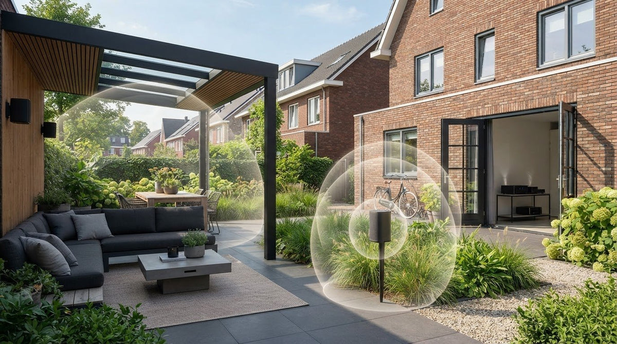 Buiten audio systeem voor je tuin: zo stel je het slim samen