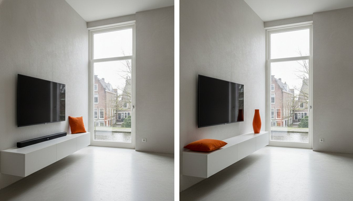 Inbouw speakers vs soundbar: wat is de beste keuze voor jouw interieur?