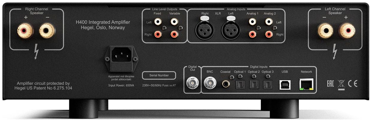 Hegel Amplificador H400