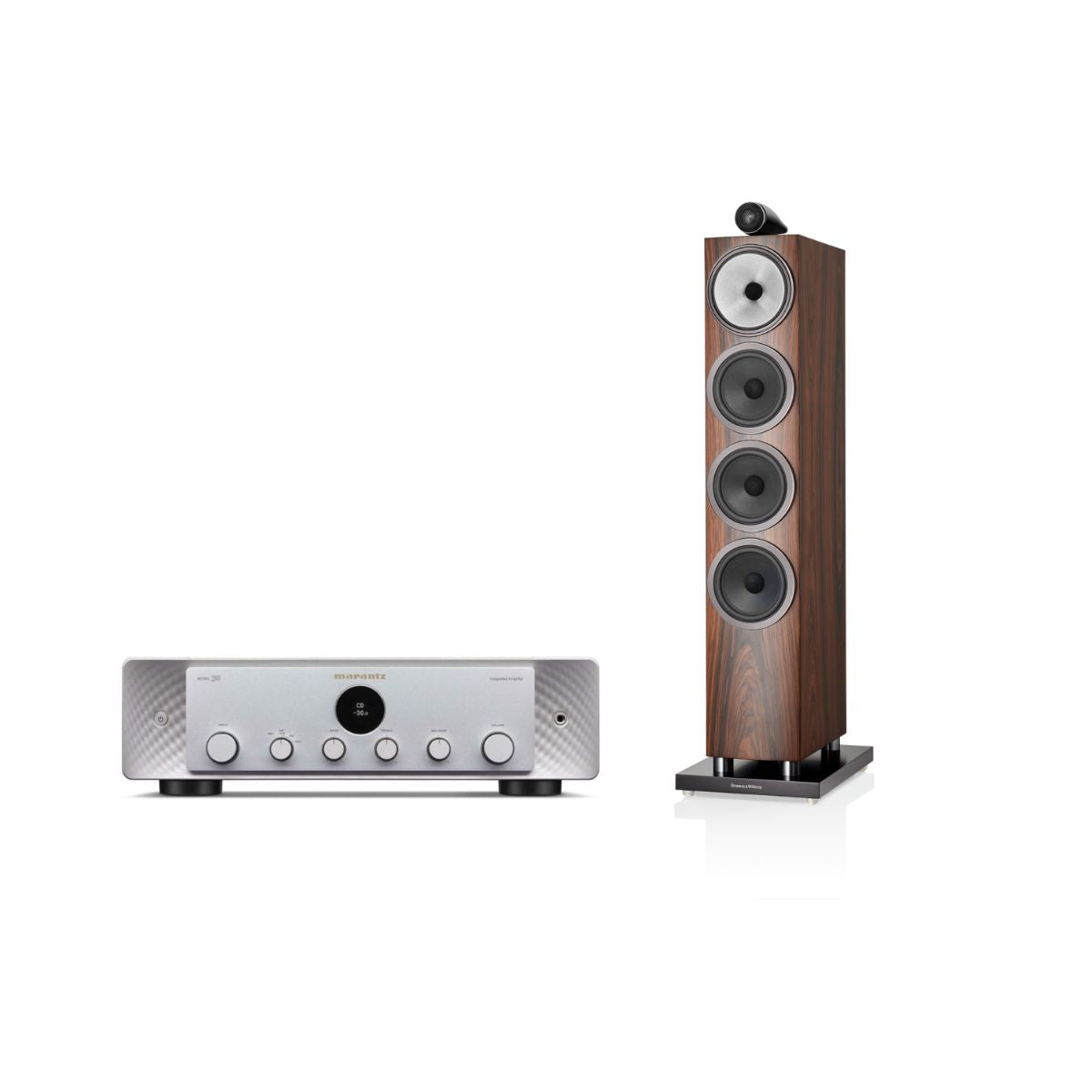 Bowers ＆　Wilkiris　CMB Bowers & Wilkins 703 S3 mocha luidspreker - Overgaauw HiFi Leiden