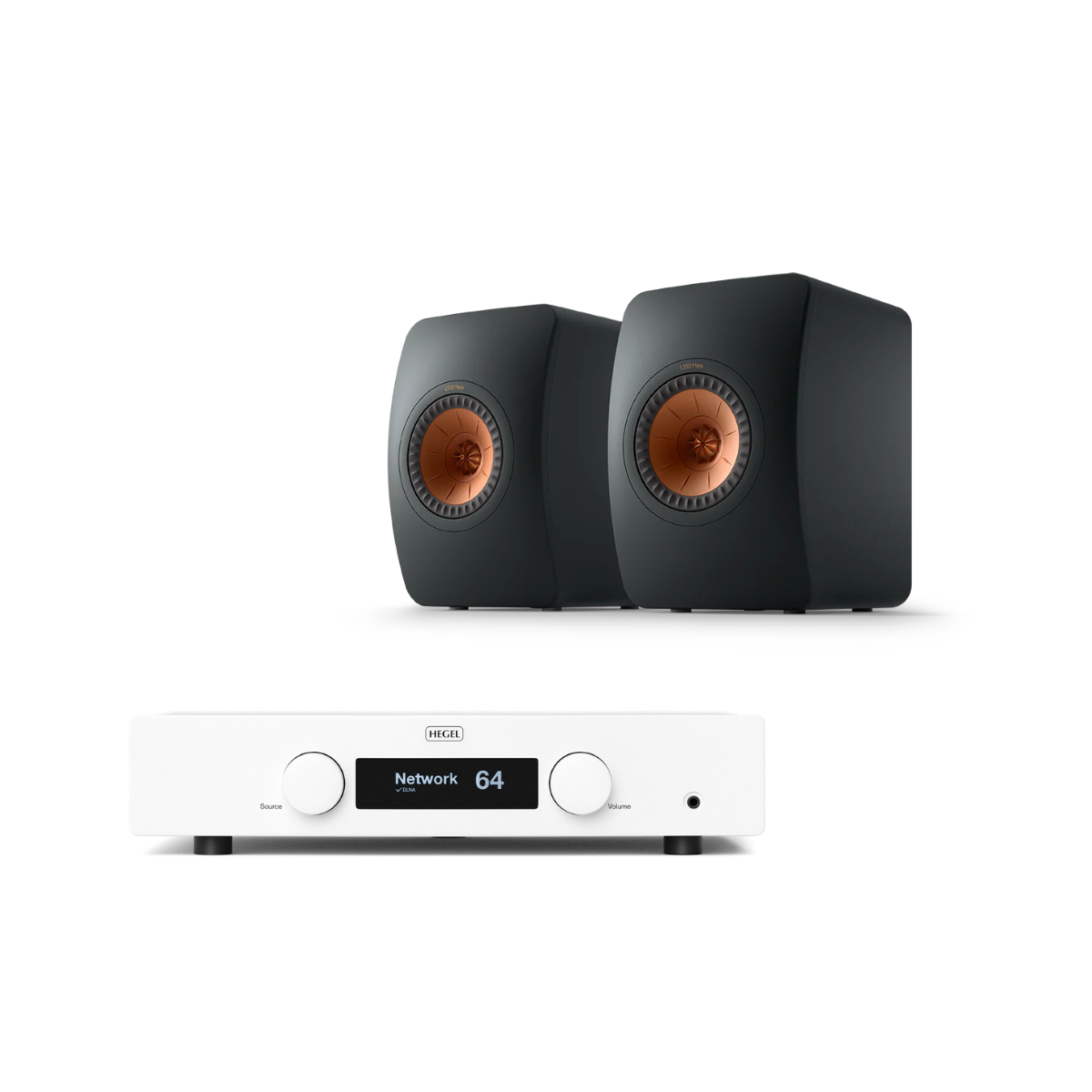 MIX & MATCH: Hegel H120 Wit + KEF LS50 Meta