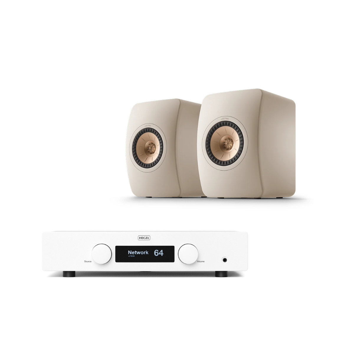 MIX & MATCH: Hegel H120 Wit + KEF LS50 Meta