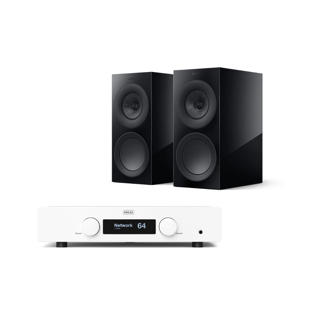 MIX & MATCH: Hegel H120 Weiss + KEF R3 Meta