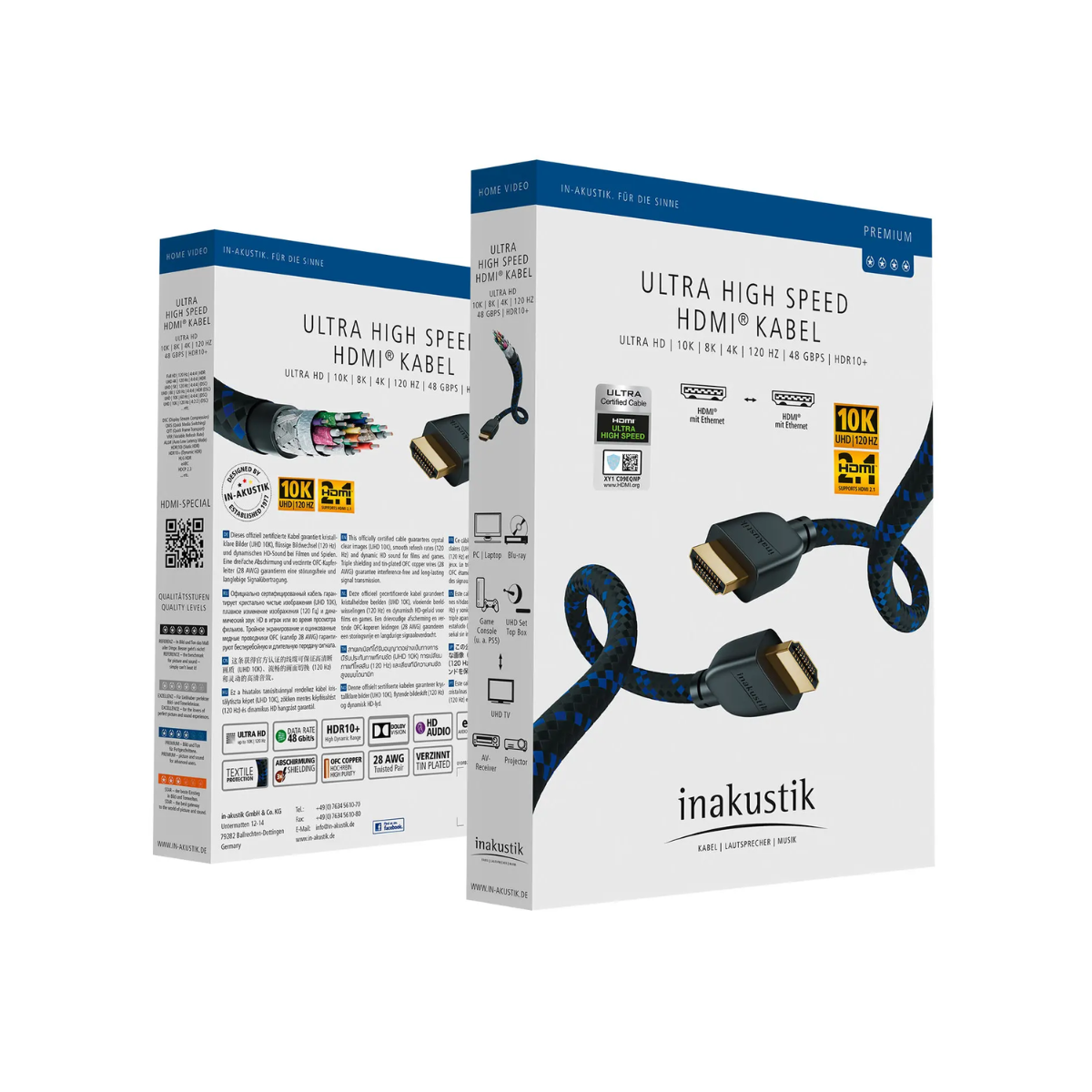 Inakustik Cable HDMI de primera calidad