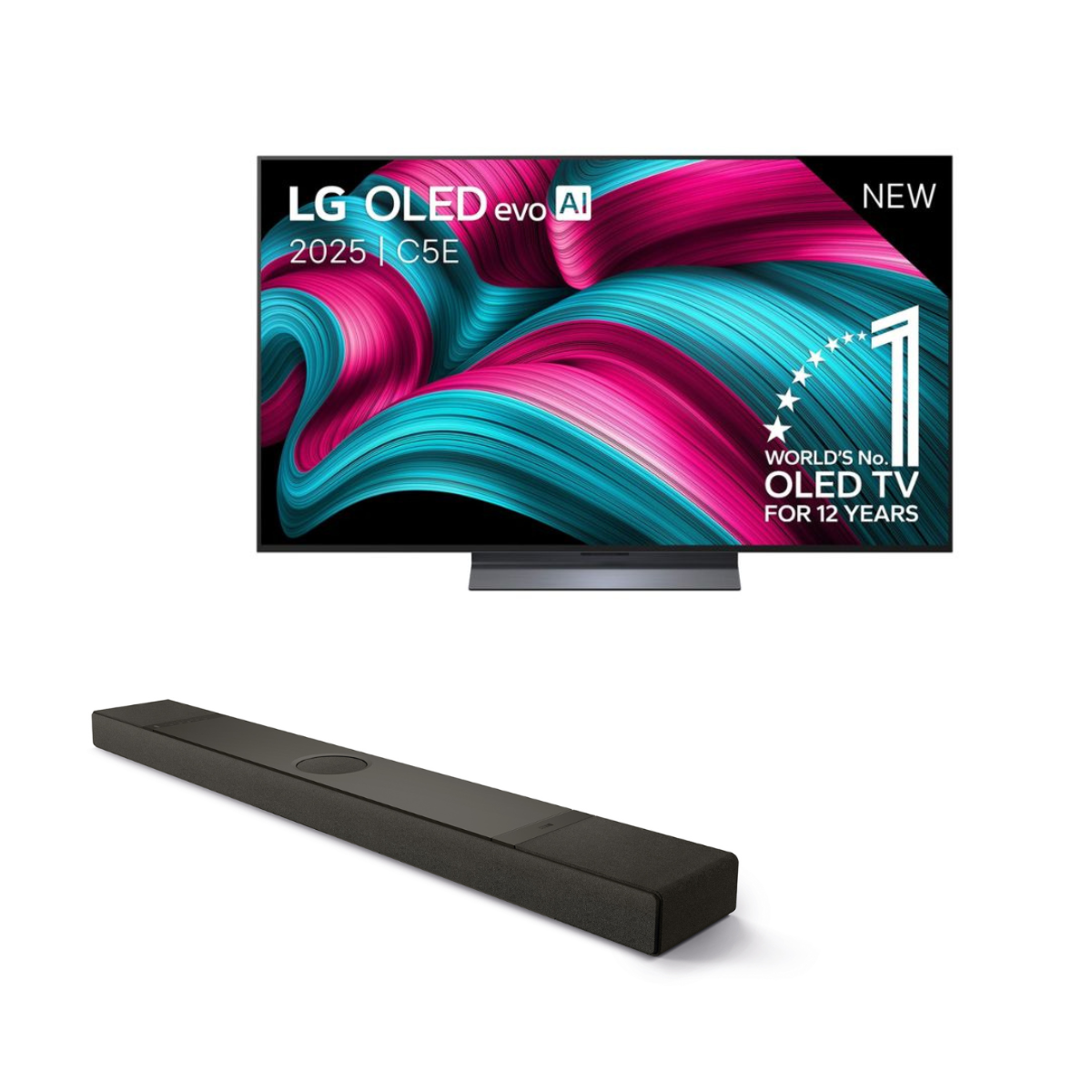 KOMBI-ANGEBOT: LG OLED evo AI C5+ KEF XIO Soundbar