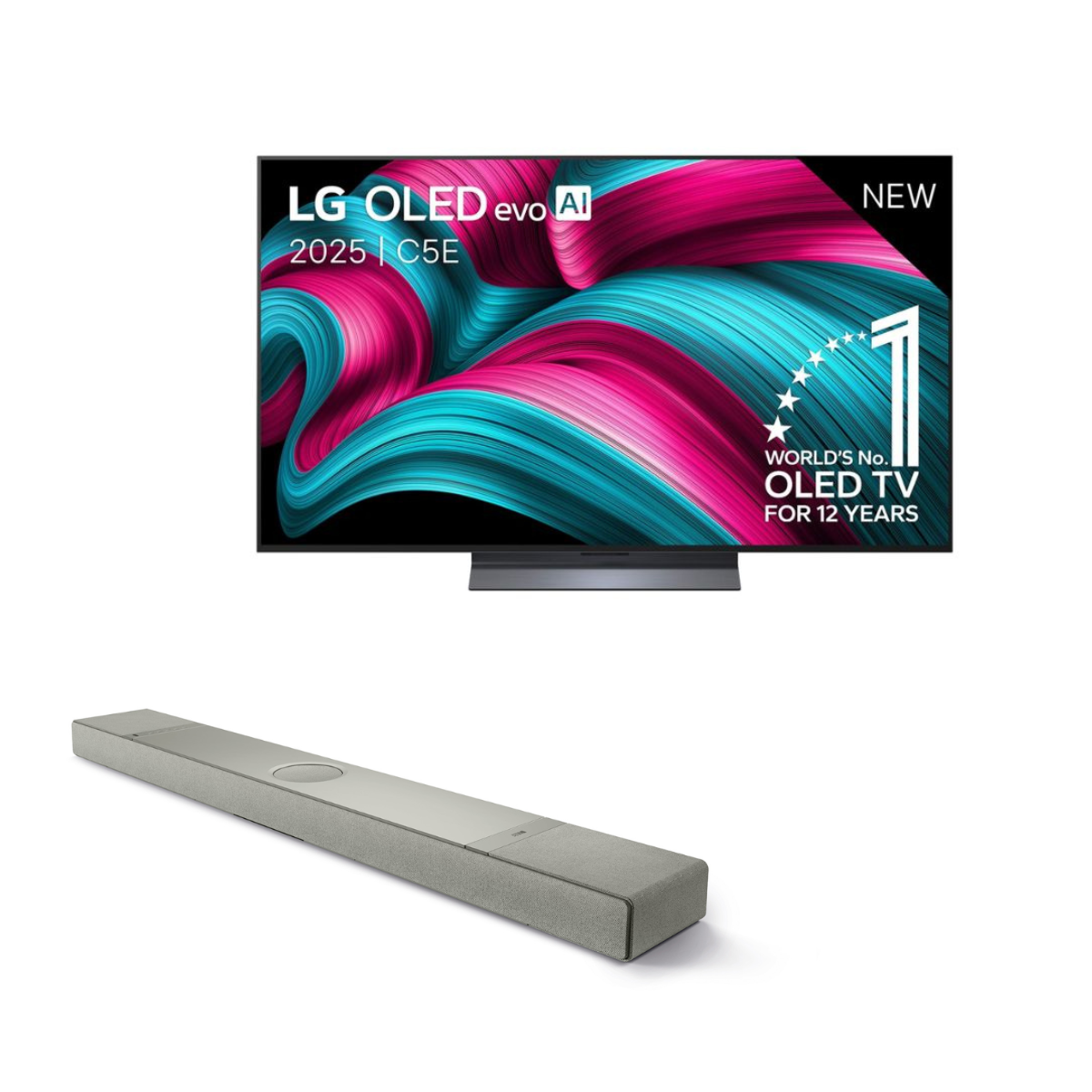KOMBI-ANGEBOT: LG OLED evo AI C5+ KEF XIO Soundbar