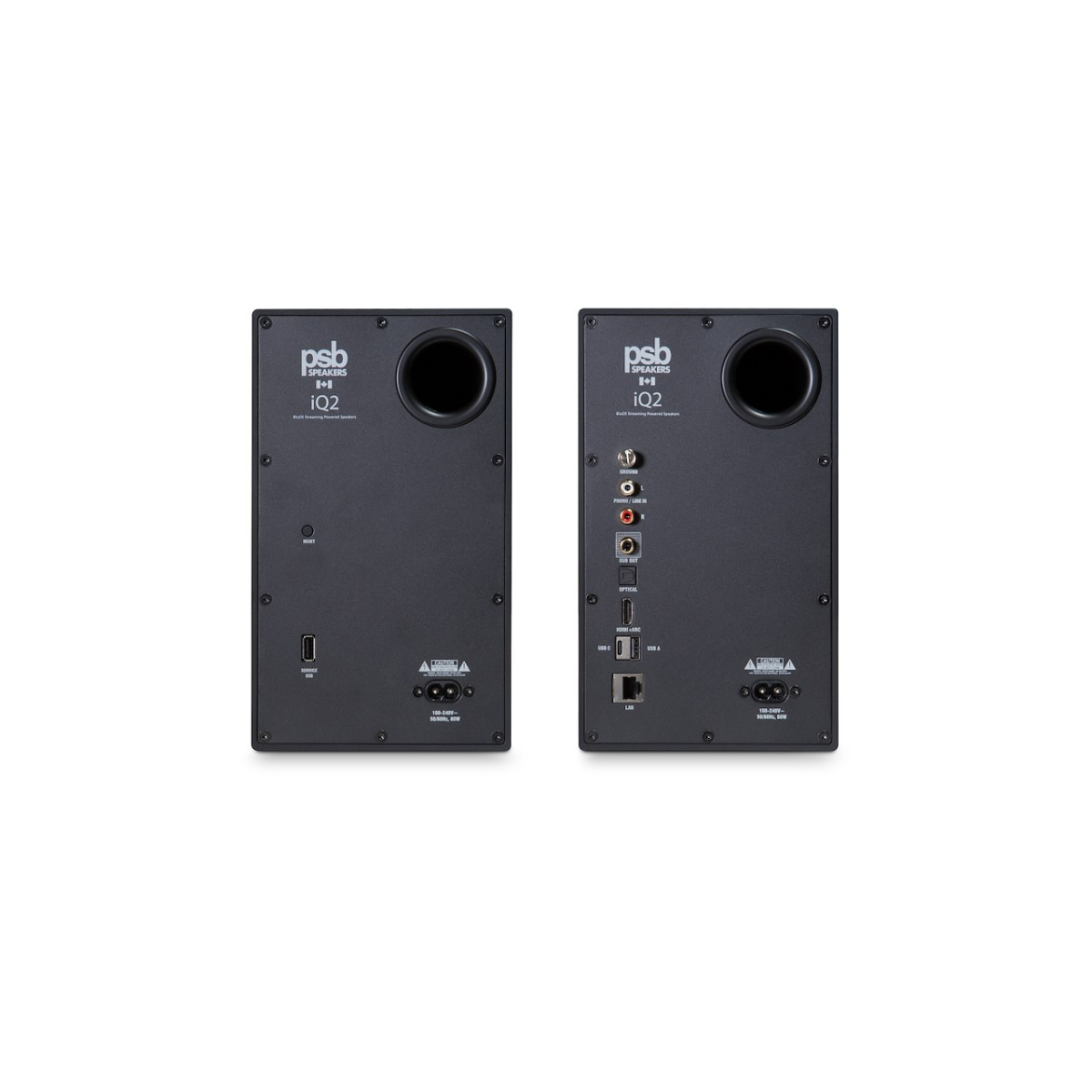 PSB iQ2 - BluOS Streaming Powered Speakers