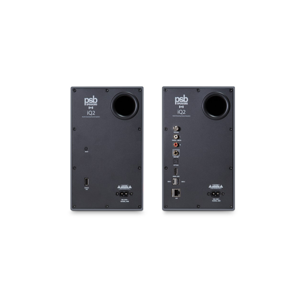 PSB iQ2 - BluOS Streaming Powered Speakers