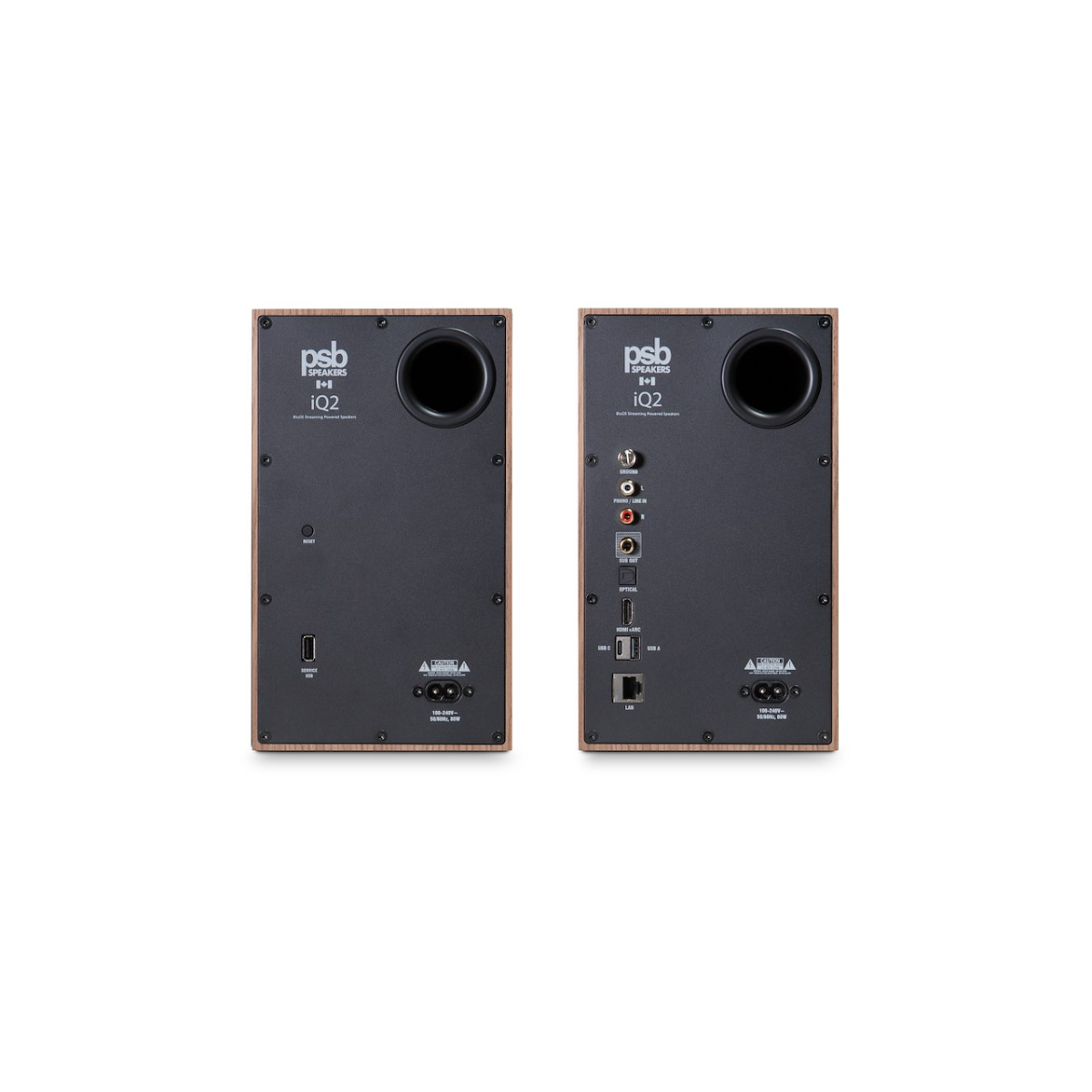 PSB iQ2 - BluOS Streaming Powered Speakers