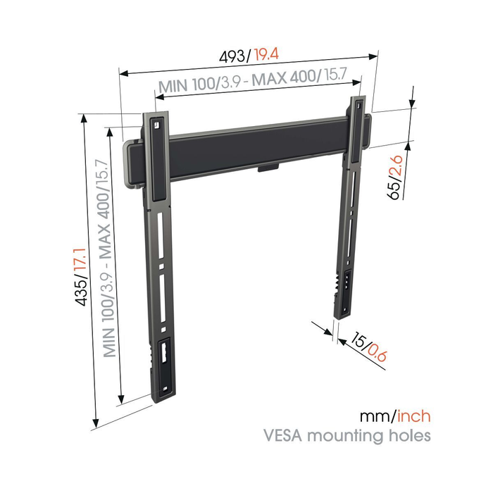 Vogels TVM 5405 soporte fijo para TV 32-77 pulgadas