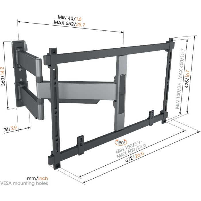 Vogels TVM 5845 soporte para TV 55-100 pulgadas