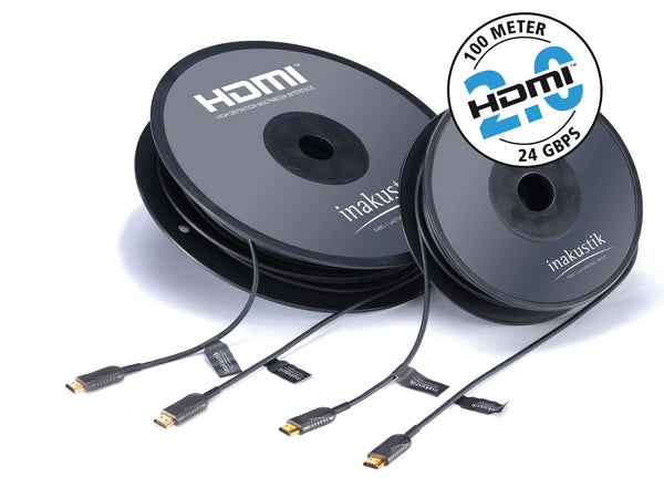 Inakustik Excellence Optical Fibre HDMI Câble