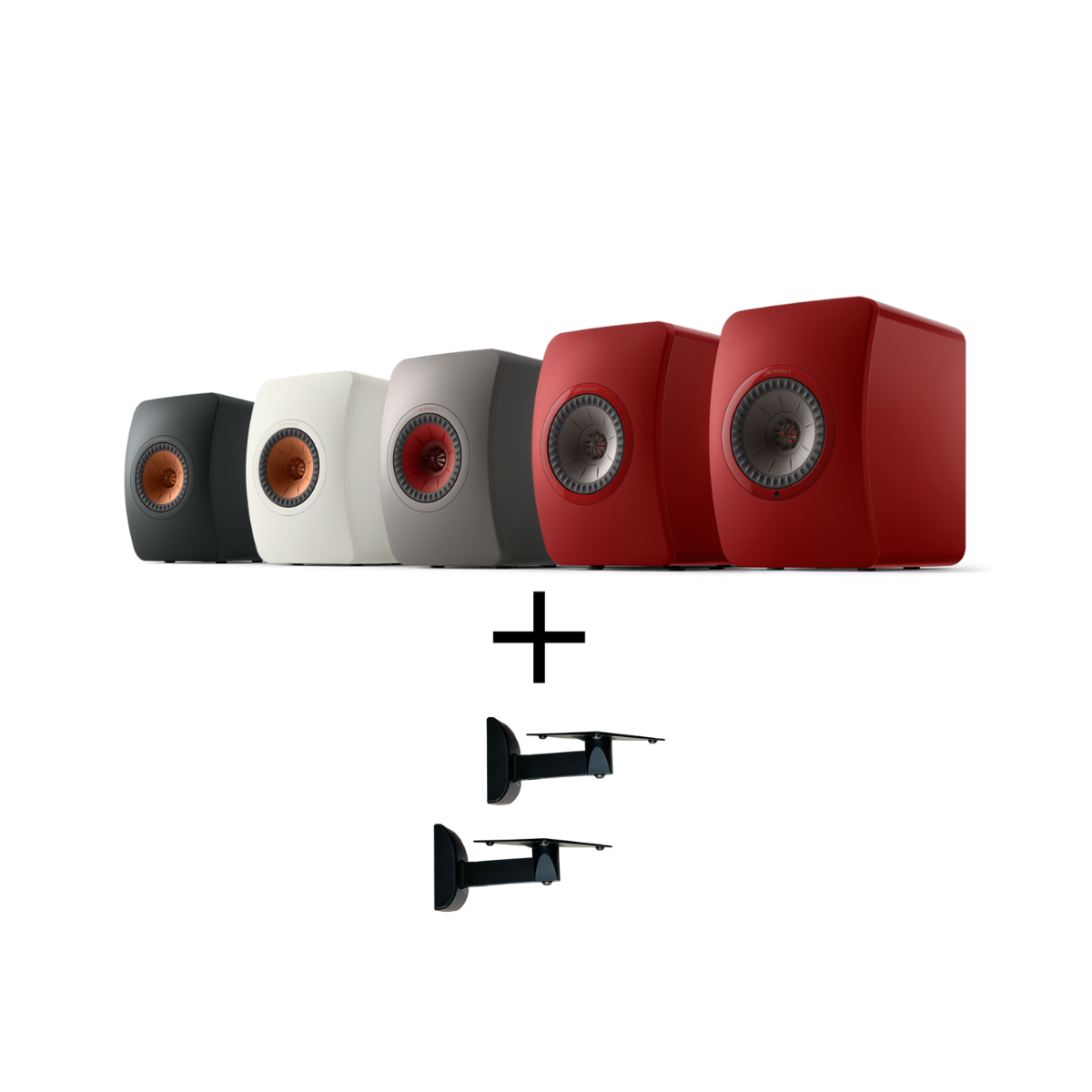 COMBI DEAL: KEF LS50 Wireless II + Wandbeugel - OrangeAudio